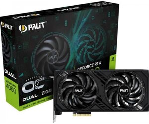 Відеокарта GF RTX 4060 8GB GDDR6 dual palit (NE64060019P1-1070D)