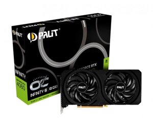 Відеокарта GF RTX 4060 8GB GDDR6 infinity 2 OC palit (NE64060S19P1-1070L)