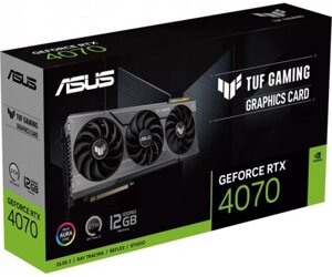 Відеокарта GF RTX 4070 12GB GDDR6x TUF gaming asus (TUF-RTX4070-12G-gaming)