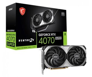 Відеокарта GF RTX 4070 super 12GB GDDR6x ventus 2X OC MSI (geforce RTX 4070 SUPER 12G ventus 2X OC)