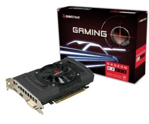 Відеокарта radeon RX 550, biostar, 2gb GDDR5, 128-bit, DVI/HDMI/DP, 1183/6000 mhz (VA5505RF21)