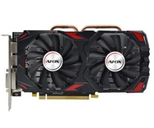 Відеокарта radeon RX 580, AFOX, 8gb GDDR5, 256-bit, DVI/HDMI/3xdp, 1284/7000 mhz, 8-pin (AFRX580-8192D5h3-V3)