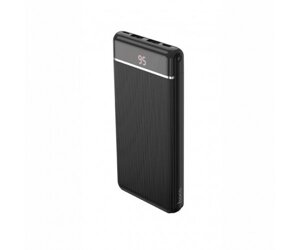 Зовнішній акумулятор (павербанк) Hoco J59 Power Bank 10000mAh Black