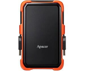 Зовнішній жорсткий диск 1Tb Apacer AC630, Black/Orange, 2.5, USB 3.1,