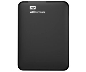 Зовнішній жорсткий диск 1Tb Western Digital Elements, Black, 2.5, USB 3.0 (WDBUZG0010BBK-WESN)