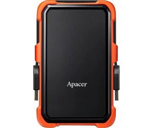 Зовнішній жорсткий диск 2.5 USB 1.0TB Apacer AC630 Black/Orange (AP1TBAC630T-1)