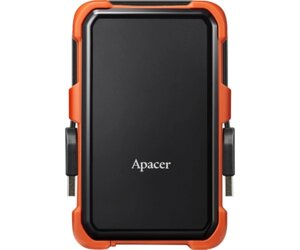 Зовнішній жорсткий диск 2.5 USB 2.0TB Apacer AC630 Black/Orange (AP2TBAC630T-1)