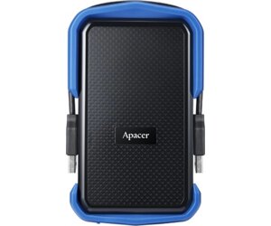 Зовнішній жорсткий диск 2.5 USB 2.0TB Apacer AC631 Black/Blue (AP2TBAC631U-1)