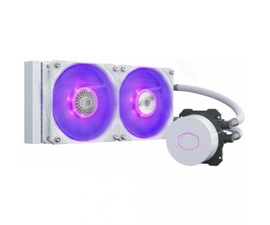 Водяне охолодження Cooler Master MasterLiquid ML240L V2 RGB White Edition (MLW-D24M-A18PC-RW)