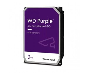 WD Жорсткий диск 2TB 3.5 256MB SATA Purple Surveillance