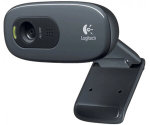 Web камера Logitech C270 HD, Black, 1280x720/30 fps, мікрофон з функцією приглушення шуму, постійний фокус,