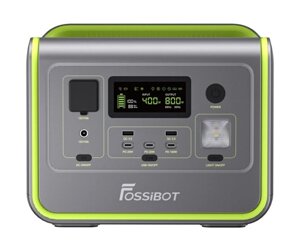 Зарядна станція fossibot F800 800вт (512вт/г) lifepo4, UPS, MPPT, USB-C PD100 вт