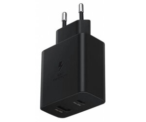 Зарядний пристрій Samsung 35W PD Power Adapter Duo Black (EP-TA220NBEGRU)