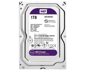 Жорсткий диск western digital purple 1TB 64MB 5400rpm WD10PURZ 3.5 SATA III