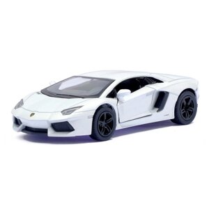 Автомодель легкова lamborghini aventador LP 700-4, 5" KT5355W, 1:38 білий