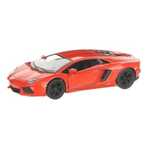 Автомодель легкова lamborghini aventador LP 700-4, 5" KT5355W, 1:38 помаранчевий