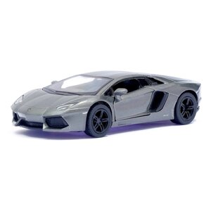 Автомодель легкова lamborghini aventador LP 700-4, 5" KT5355W, 1:38 сірий