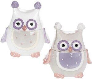 Банка "Owl Family" 250мл з керамічною кришкою