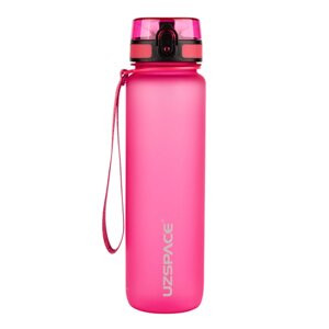 Пляшка для води UZSPACE 3038(Pink) 1000 мл, рожева