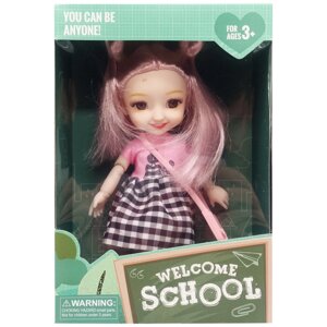 Дитяча лялька "Welcome School" YL605-62 -5 з сумочкою