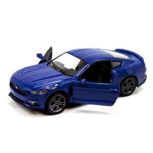 Колекційна іграшкова машинка FORD MUSTANG GT KT5386W інерційна Blue