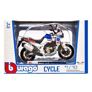 Дитяча модель Мотоцикла "Honda Africa Twin Adventure" Bburago 18-51030-3 масштаб 1:18