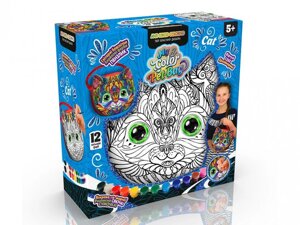 Дитяча сумка-розмальовка "My Color Pet-Bag" CPB-01-01U-2U-3U, 3 види Блакитний