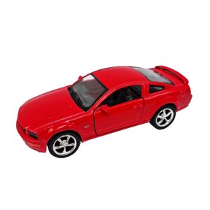 Інерційна машинка FORD MUSTANG GT 2006 Kinsmart КТ5091, 1:42 Червоний