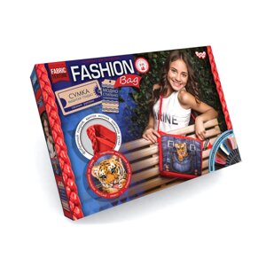 Комплект для творчості "Fashion Bag" FBG-01-03-04-05 вишивка муліне Тигр