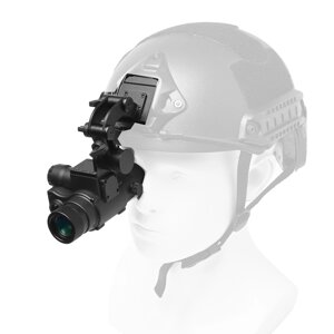 Монокуляр нічного бачення ПНВ з 3Х зумом і кріпленням на шолом Nectronix NVG20 до 200 метрів
