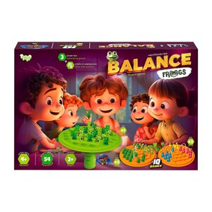 Розвиваюча настільна гра "Balance Frogs" Danko Toys BalF-01 зі слаймом