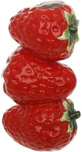 Ваза Strawberry порцелянова декоративна, 20см, діаметр 11см