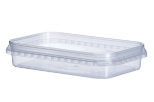 Тара 0.2 л пластикова харчова прямокутна