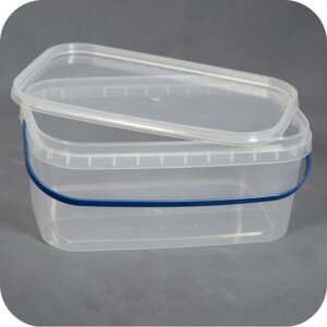 Відро 3.1 л пластикове харчове (прямокутне)