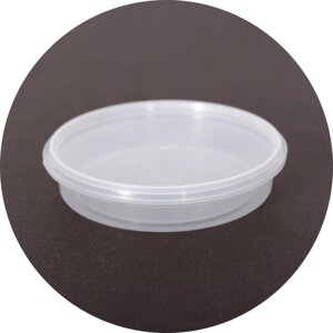 Тара пластикова, харчова 0,2 л. (129х26 мм), прозора
