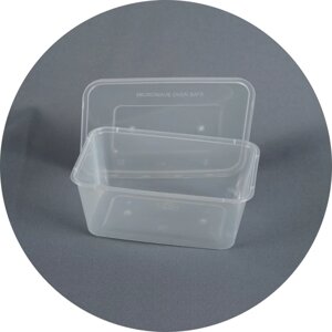 Судок 1 л прямокутний пластиковий харчової!