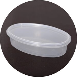 Тара пластикова, харчова 0,3 л. прозора