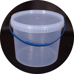 Відро пластикове харчове 10 л. з ручкою 285х232 мм