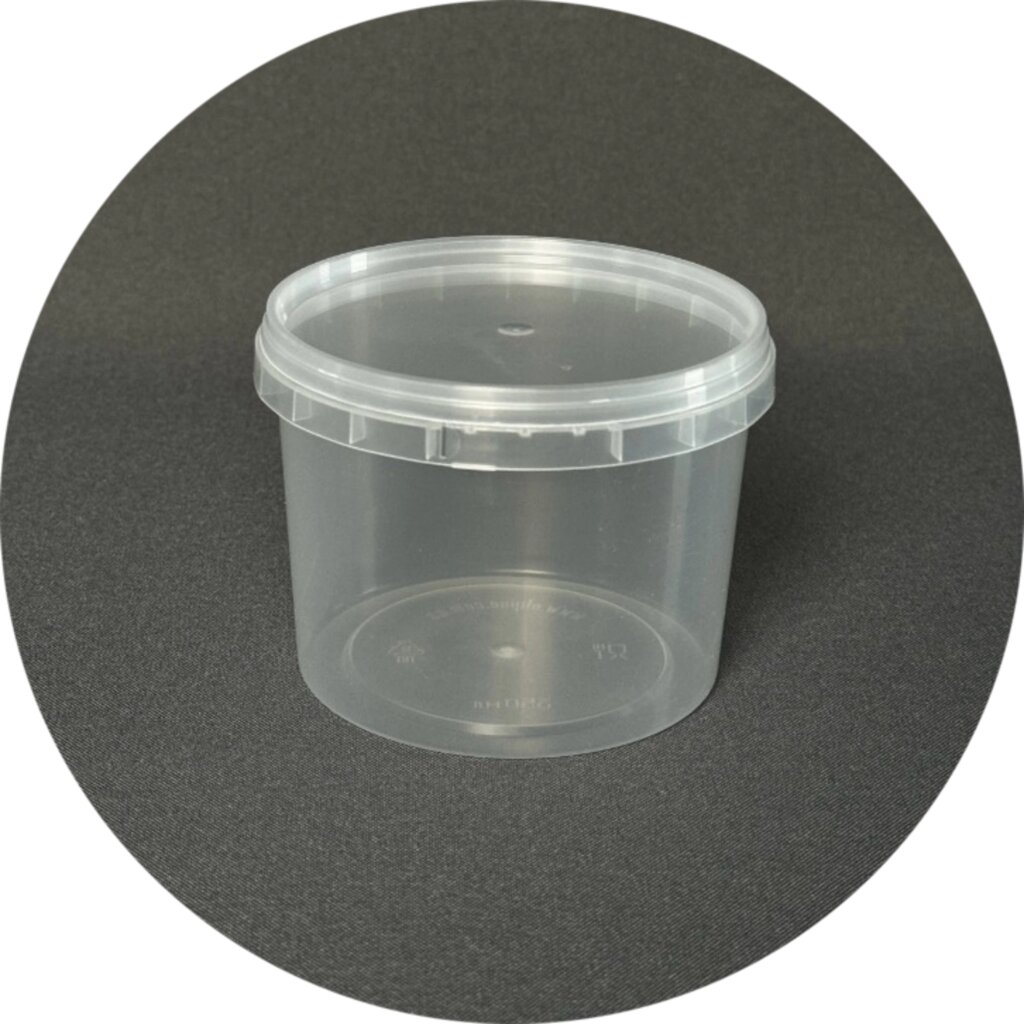 Тара пластикова, харчова 0,35 л. прозора від компанії Інтернет-магазин "VIDRO" - фото 1