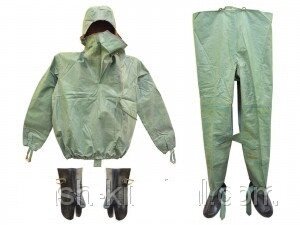 Армейский ОЗК ткань БЦК , рыбацкий костюм Л1, оригинал, водонепроницаемый, размер 45-46