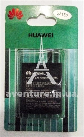 Акумулятор Huawei HB4J1 U8150 / U8120 / U8160 від компанії Інтернет-магазин aventure - фото 1