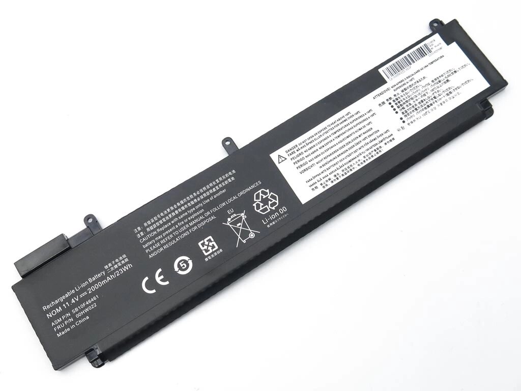 Батарея 00HW022 для Lenovo ThinkPad T460S, T470S Series (00HW023, 00HW024) (11.4V 2000mAh 25Wh) від компанії Інтернет-магазин aventure - фото 1