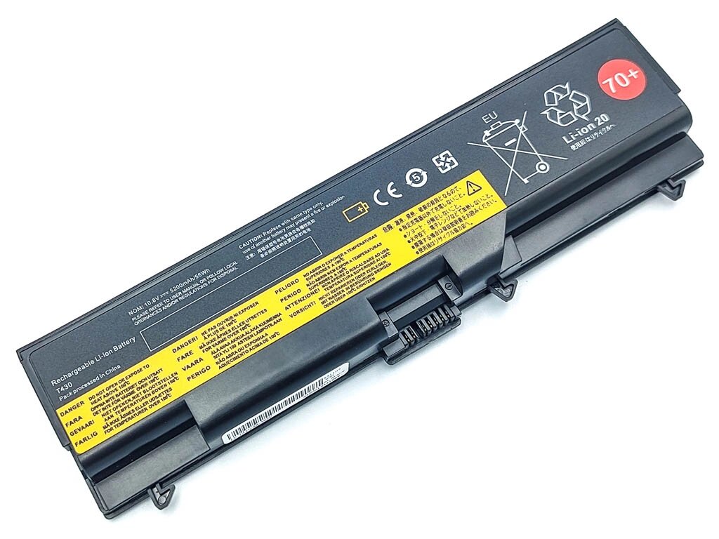 Батарея 45N1000 для Lenovo ThinkPad T430, T530, W530, L430, L530, SL430, SL530 (45N1006, 45N1007) (10.8V 5200mAh 56Wh) від компанії Інтернет-магазин aventure - фото 1