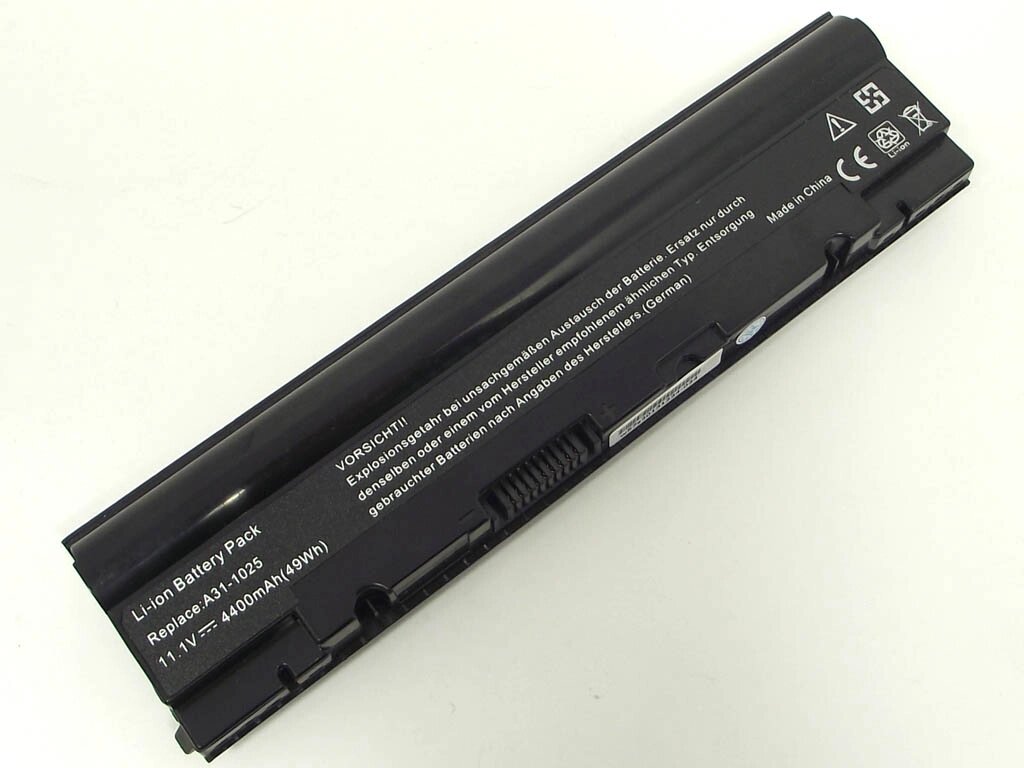 Батарея A32-1025 для ASUS Eee PC 1025, 1025C, 1025CE, R052, R052C, RO52, RO52C (11.1V 4400mAh 49Wh). Black. від компанії Інтернет-магазин aventure - фото 1