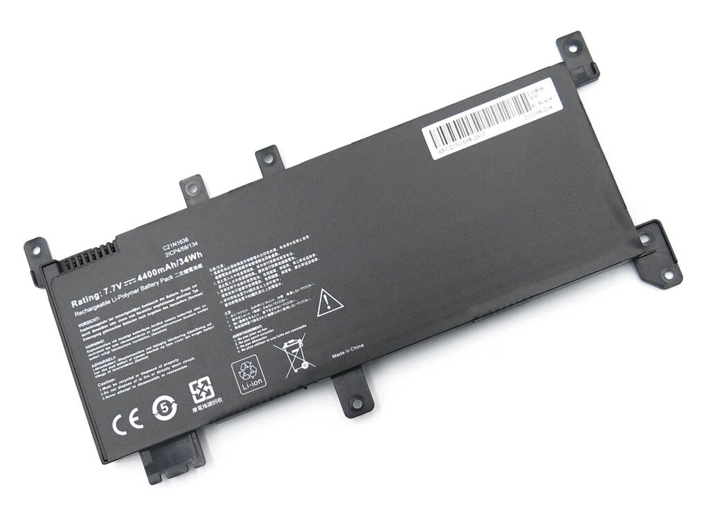 Батарея для ASUS VivoBook A480U, X442UA, X442UR, X442UQ, X442UN, F442U, F442UR (C21N1638) (7.7V 4400mAh). від компанії Інтернет-магазин aventure - фото 1