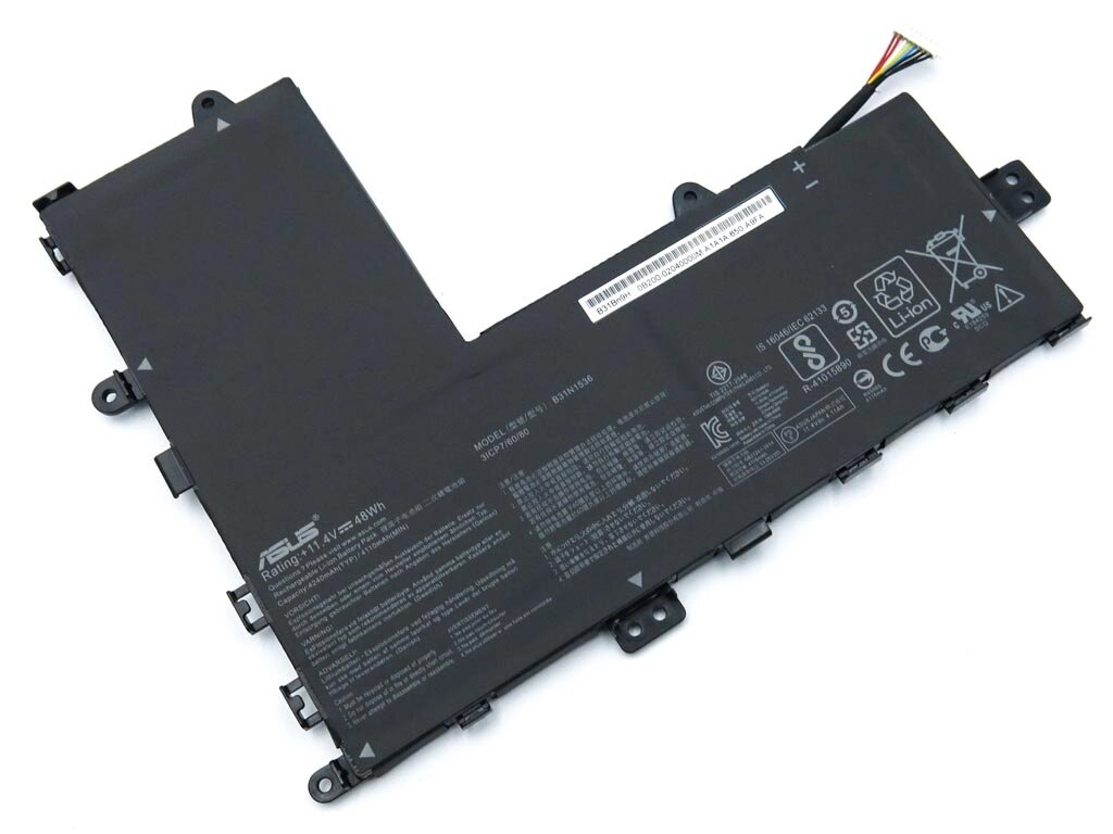 Батарея для Asus VivoBook TP201SA, TP201SA-3K Series (B31N1536) (11.4V 48Wh 4110mAh) ORIGINAL від компанії Інтернет-магазин aventure - фото 1