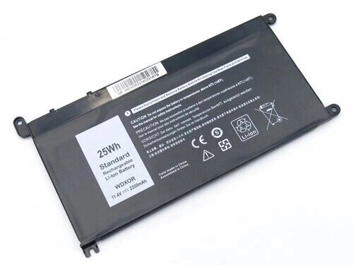 Батарея для Dell Inspiron 14 7000 5565 5567 5775 7560 7472 7572 Latitude 3488 T2JX4, WDXOR, WDX0R (11.4V 2200mAh 25Wh) від компанії Інтернет-магазин aventure - фото 1