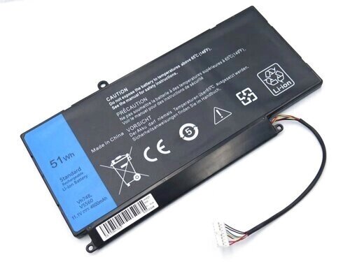 Батарея для Dell Inspiron 5439, Vostro 5460, 5470, 5560 (VH748) (11.1V 4600mAh 51Wh). від компанії Інтернет-магазин aventure - фото 1