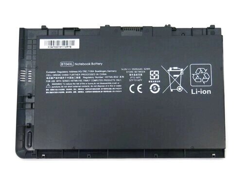 Батарея для HP EliteBook Folio 9470M, 9480 Ultrabook HSTNN-IB3Z, 687945-001 (BT04XL, BT06XL) (14,8V 3500mAh 52Wh) від компанії Інтернет-магазин aventure - фото 1