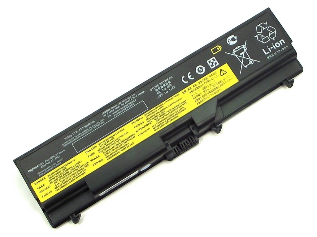 Батарея для Lenovo ThinkPad SL410, SL510, E40, E50, T410, T420, T510, T520, W510 (10.8V 5200mAh) від компанії Інтернет-магазин aventure - фото 1